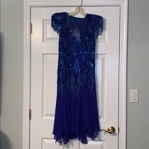 Blue Vintage formal dress